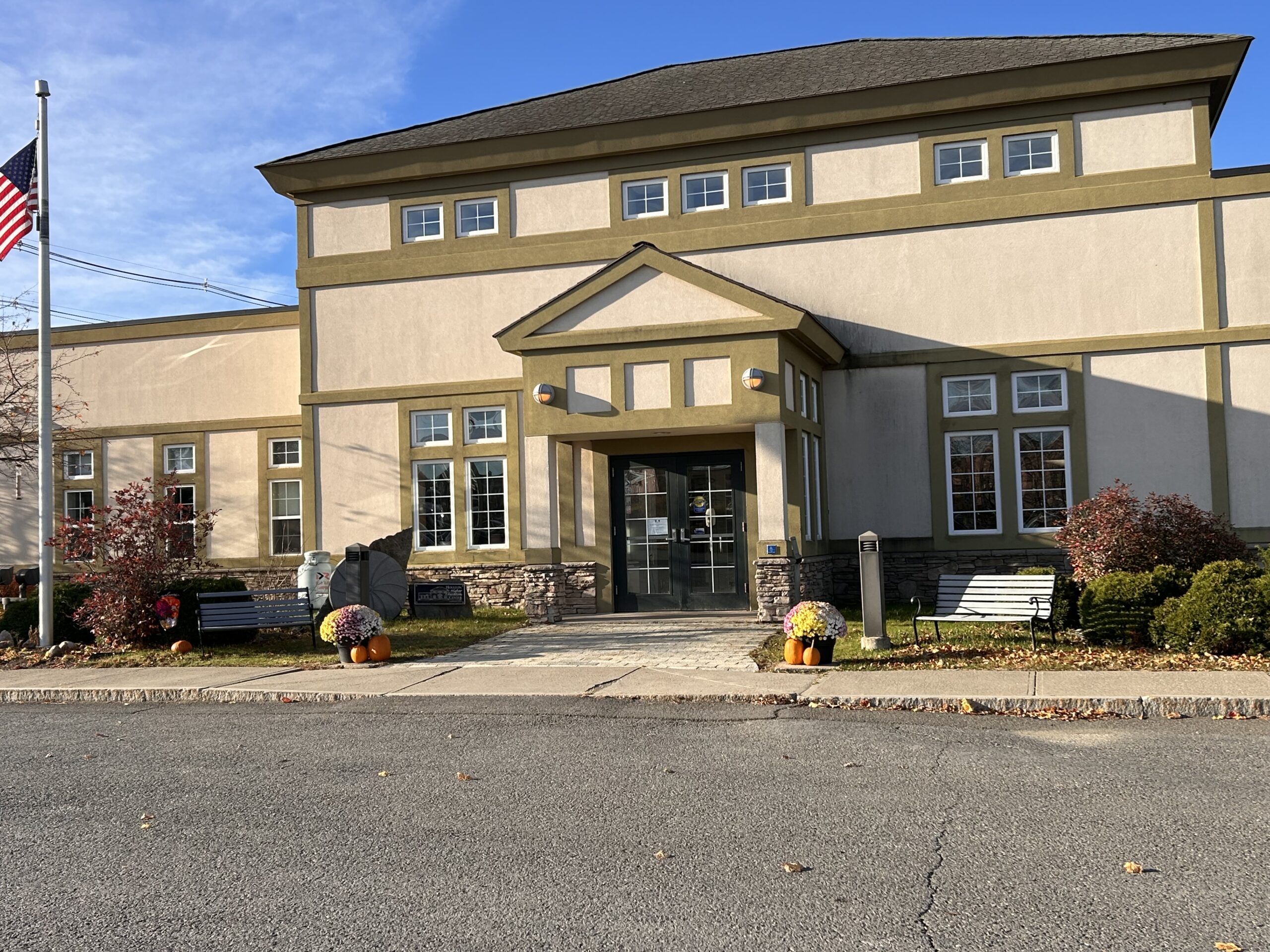 Front of new CLA building